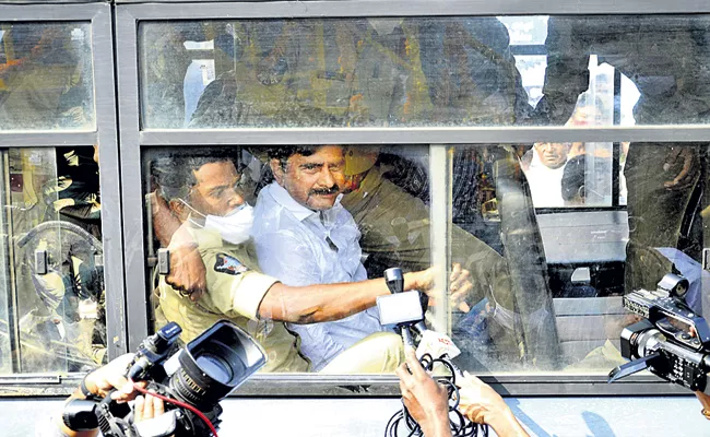 TDP Leader Devineni Uma Maheswara Rao Arrested - Sakshi