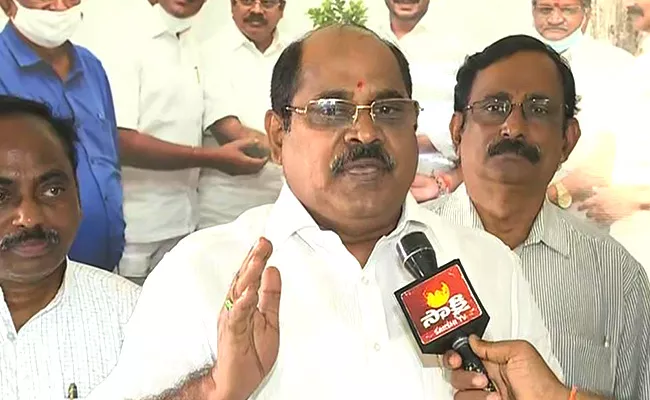 AP NGO President Chandrasekhar Reddy Over Panchayat Election Notification - Sakshi