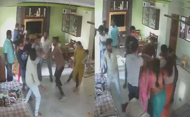 Wife Relatives Attack On Husband Family Members In Vanasthalipuram - Sakshi