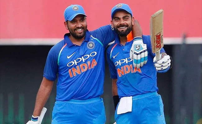 Virat Kohli And Rohit Sharma Maintain Top 2 Position In ICC ODI Rankings - Sakshi