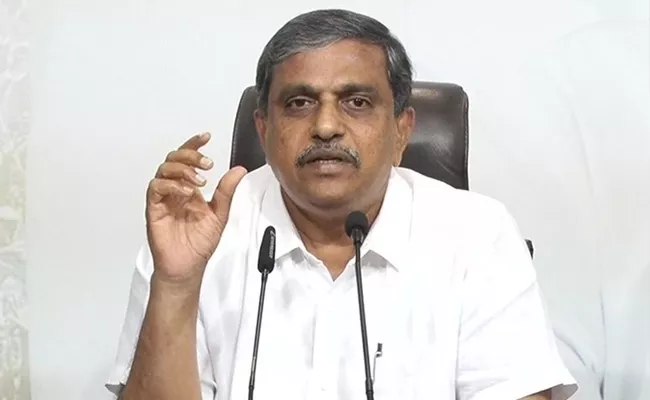 Sajjala Ramakrishna Reddy Fires On SEC Nimmagadda Ramesh In Tadepalli - Sakshi