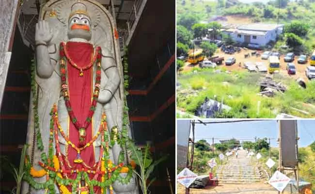 Largest Anjaneya Idol In South India Is Located In Anantapur District - Sakshi