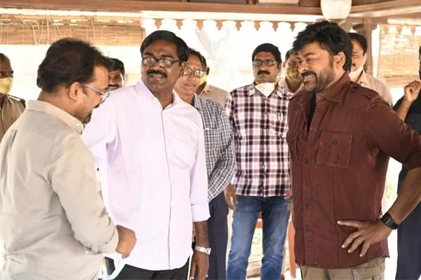 Telangana Minister Ajay in Acharya Shooting Location - Sakshi