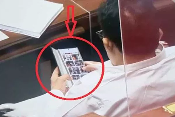 Karnataka MLC Ramesh Rathod watching Oscene Videos in Assembly - Sakshi