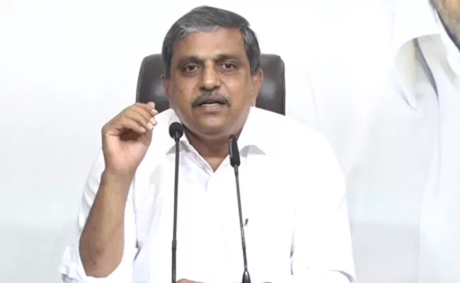 Sajjala Ramakrishna Reddy Fires On Chandrababu - Sakshi