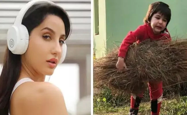 Nora Fatehi Said To Kareena Kapoor That She Plans To Marry Taimur - Sakshi