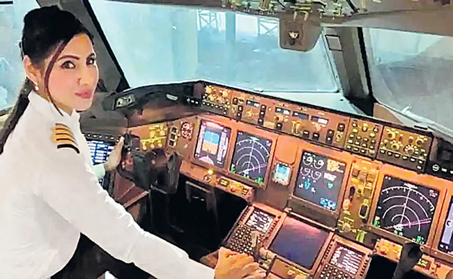 Air India all-women pilot team to fly over North Pole on world - Sakshi