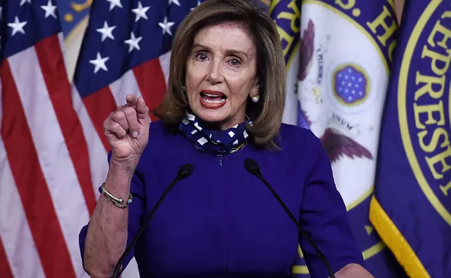 House will move to impeach Trump Nancy Pelosi - Sakshi