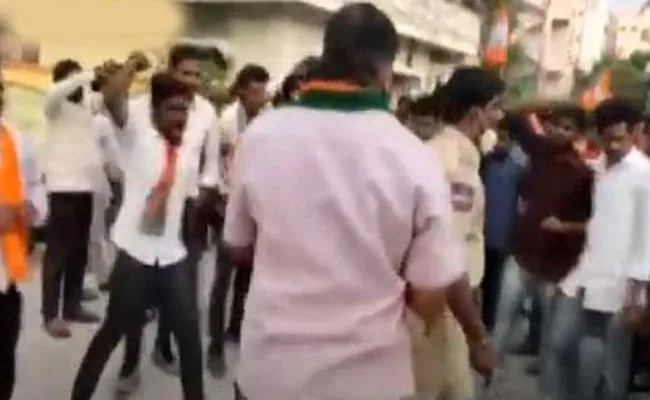 43 accused remanded in bjp activists attack on mla challa dharma reddy house - Sakshi