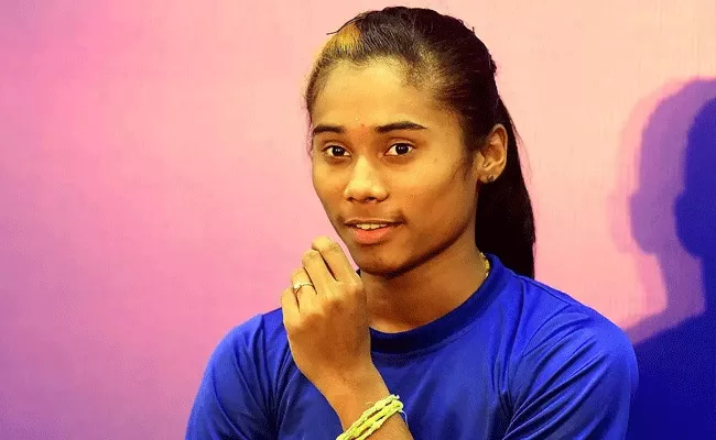 Star Sprinter Hima Das Appointed As DSP In Assam Police - Sakshi