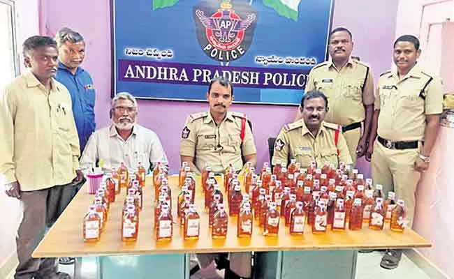 Police Seize Liquor At TDP Office In Kurnool District - Sakshi