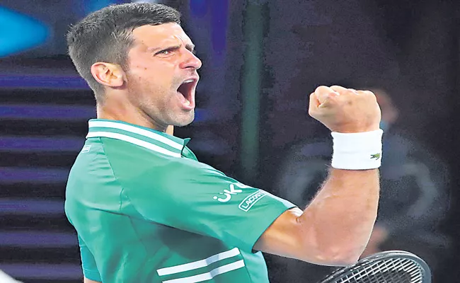 Novak Djokovic reaches Australian Open Pre-Quarter Final - Sakshi