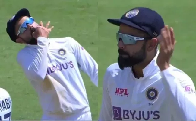 Watch Virat Kohli Ask Fans To Whistle Became Viral In 2nd Test - Sakshi