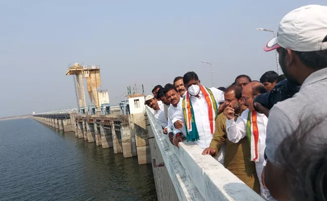 Mallu Bhatti Vikramarka Visited Sriram Sagar Project - Sakshi