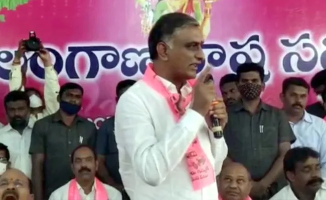 Minister Harish Rao Slams Congress, BJP In Medak District Visit - Sakshi