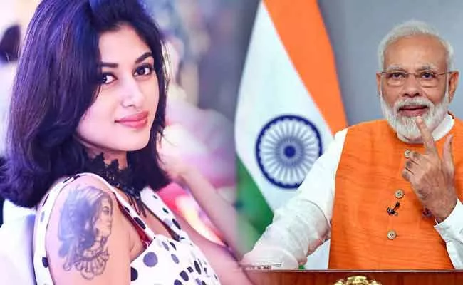 BJP complaint against actor Oviya over tweet On Modi - Sakshi