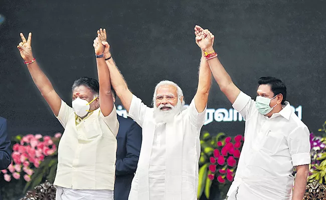 PM Narendra Modi hands Over Arjun Main Battle Tank Indian Army in Chennai - Sakshi