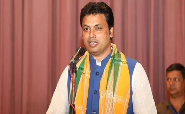 Biplab Deb Says Amit Shah Plans To Expand BJP Govt In Nepal And Sri Lanka - Sakshi