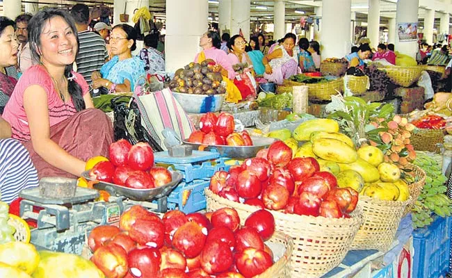 Manipur's iconic Ima Keithel market reopens after Corona Crisis - Sakshi