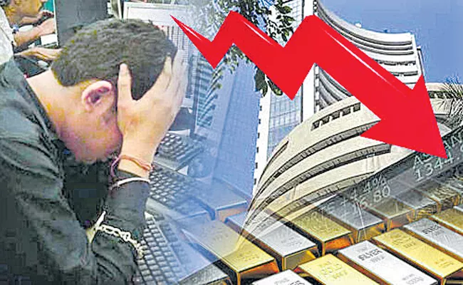 Sensex falls 379 points, Nifty ends below 15,150 points - Sakshi