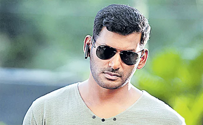 Hero Vishal Clarification About Chakra Movie Line - Sakshi