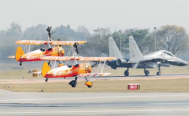 Bengaluru to host air show Aero India 2021 on Feb 3 - Sakshi