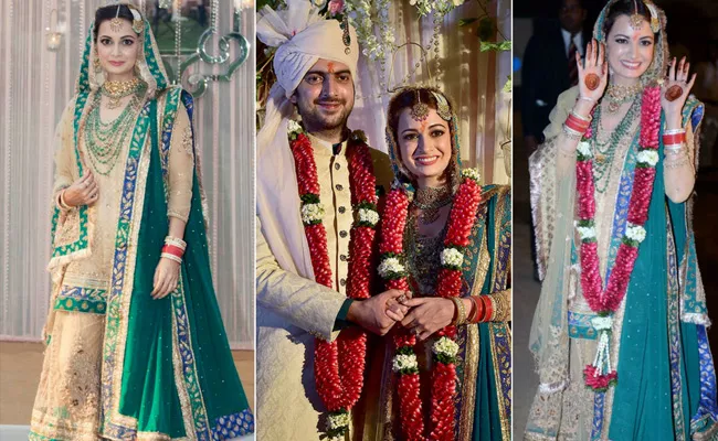 Celebrity Brides Who Did Not Wear Red At Their Wedding! - Sakshi