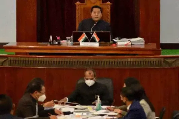 National anthem plays in Nagaland assembly - Sakshi