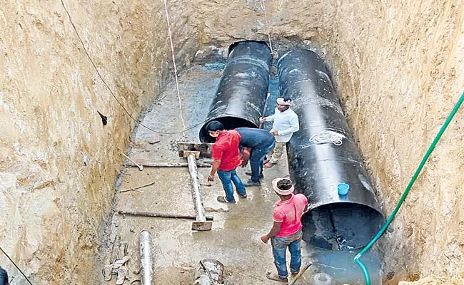 Measures To Irrigate Every Acre Through Pipeline System In Kaleswaram - Sakshi