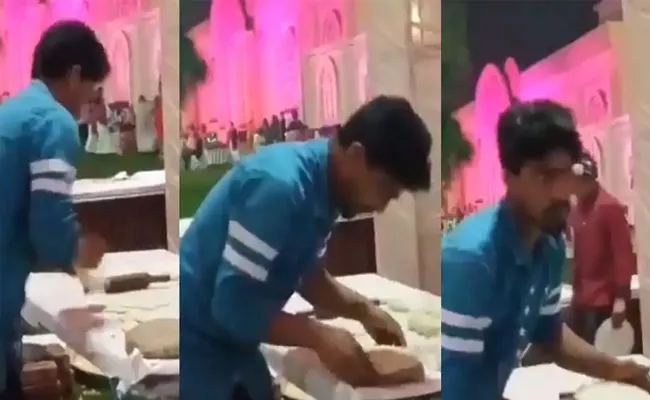 Viral Video: Man Making Rotis In Tandoor After Spitting On Them - Sakshi