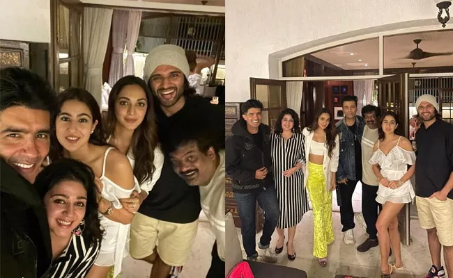 LIger Movie Team Floating In Bollywood Parties Photos Goes Viral - Sakshi