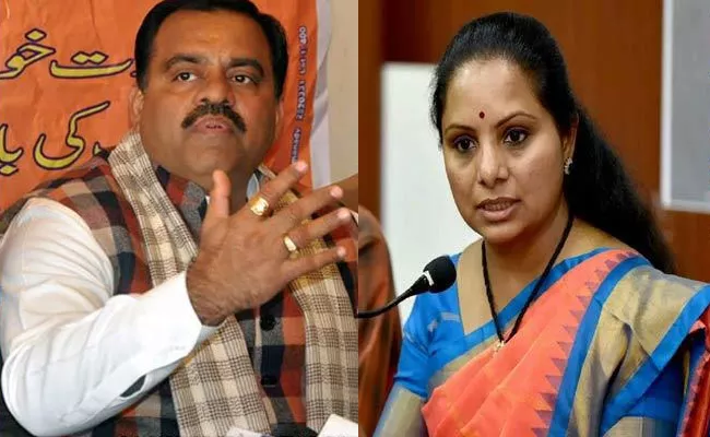 BJP Incharge Tarun Chugh Fires On Kavitha And KCR - Sakshi