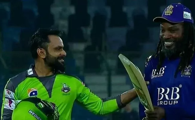 Mohammad Hafeez Says I Dont Have Muscles Like You Chris Gayle - Sakshi