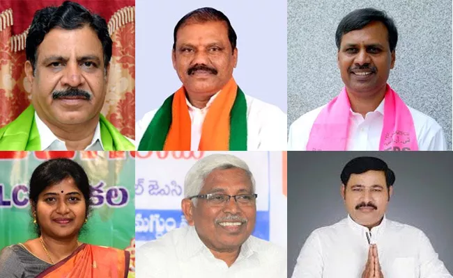 Leaders Files Nomination For Graduate MLC Elections In Telangana - Sakshi