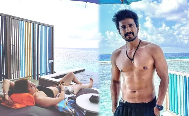 Love Birds Vishnu Vishal And Jwala Gutta Enjoying In Maldives - Sakshi