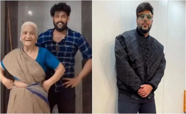 viral video: Tamil Nadu Man Dances To Top Tucker With His dadi. Badshah shares  - Sakshi