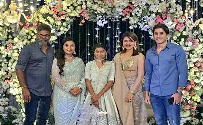 viral: tollywood celebrities At Sukumar daughter function - Sakshi