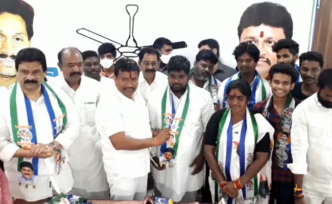 Janasena Leaders Join YSRCP In Vijayawada Today - Sakshi