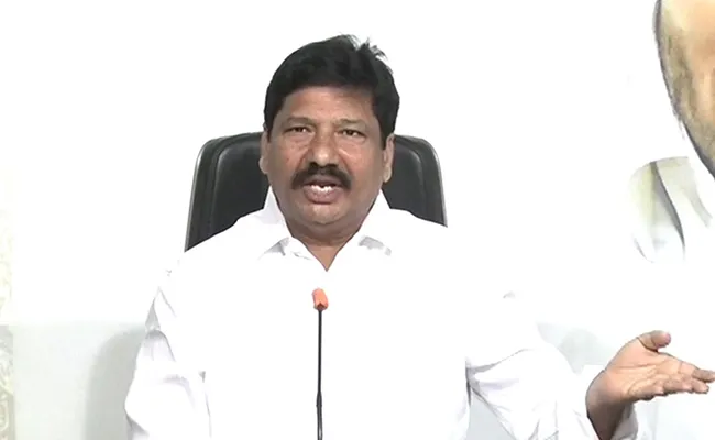 Jogi Ramesh Slams SEC And Chandrababu Naidu Over Local Elections In Tadepalli - Sakshi