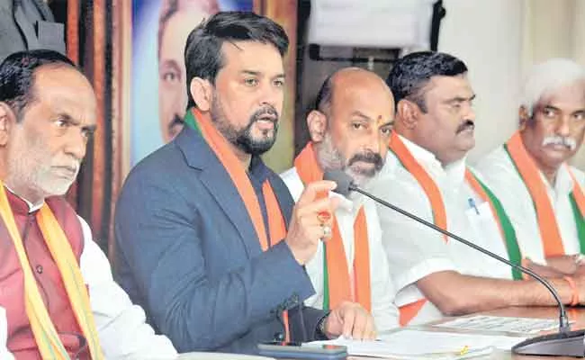 All Sections Hailed Union Budget: Anurag Thakur - Sakshi