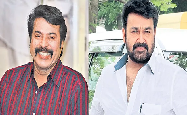 Mohanlal and Mammootty team up for crime thriller with 140 artistes - Sakshi