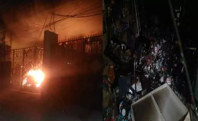 Fire Accident In Madanapalle In Chittoor District - Sakshi