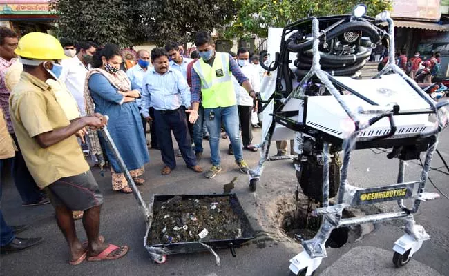 Bandikoot Trial Run In Visakhapatnam - Sakshi