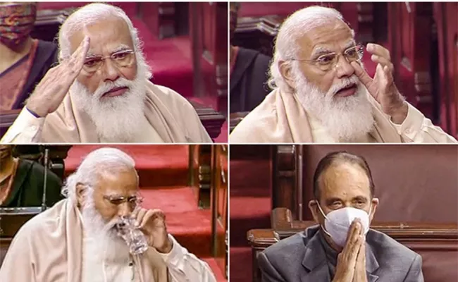 A tear In PM Eye In Parliament What Made This An Emotional Moment - Sakshi