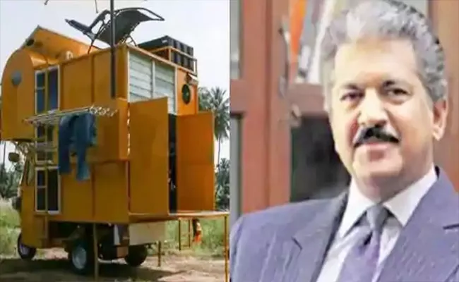 Anand Mahindra Want To Offer Chennai Architect Who Built Home On Auto - Sakshi