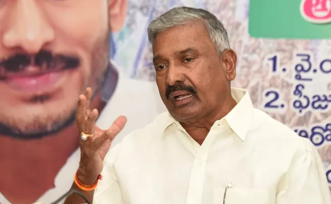 Peddireddy Ramachandra Reddy Comments On Chandrababu Dharna - Sakshi