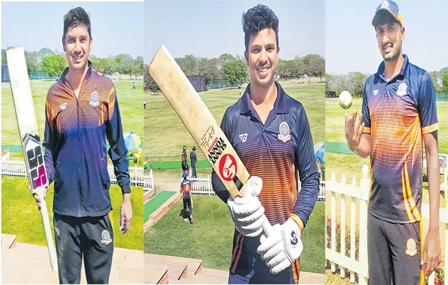 Andhra Cricket qualify for Vijay Hazare Trophy quarter-finals - Sakshi