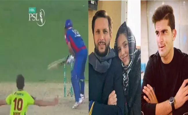 Video Of Shaheen Afridi Dismissing Shahid Afridi Goes Viral Hit Song - Sakshi