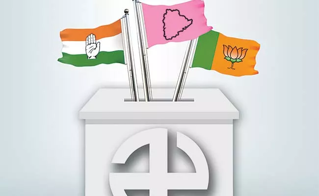 Telangana Political Parties Queue To Employees, Cast Association Meetings  - Sakshi