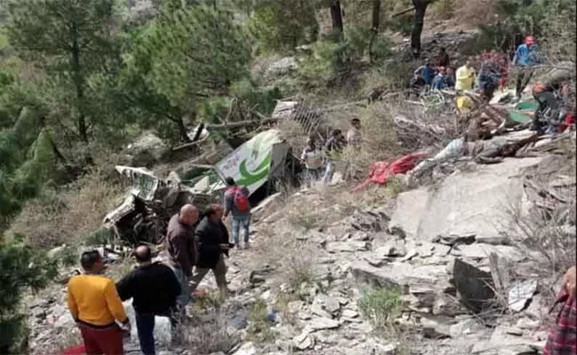 Road Accident: Bus Falls Into Gorge In Himachal Pradesh Chamba District - Sakshi